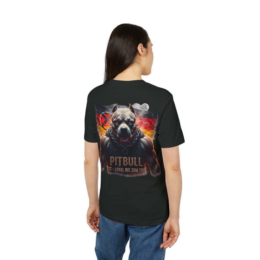 NATIONALSTOLZ OST&WEST EDITION – "Pitbull Ost • Loyal • Bis zum Tod" Graphic Unisex T-Shirt