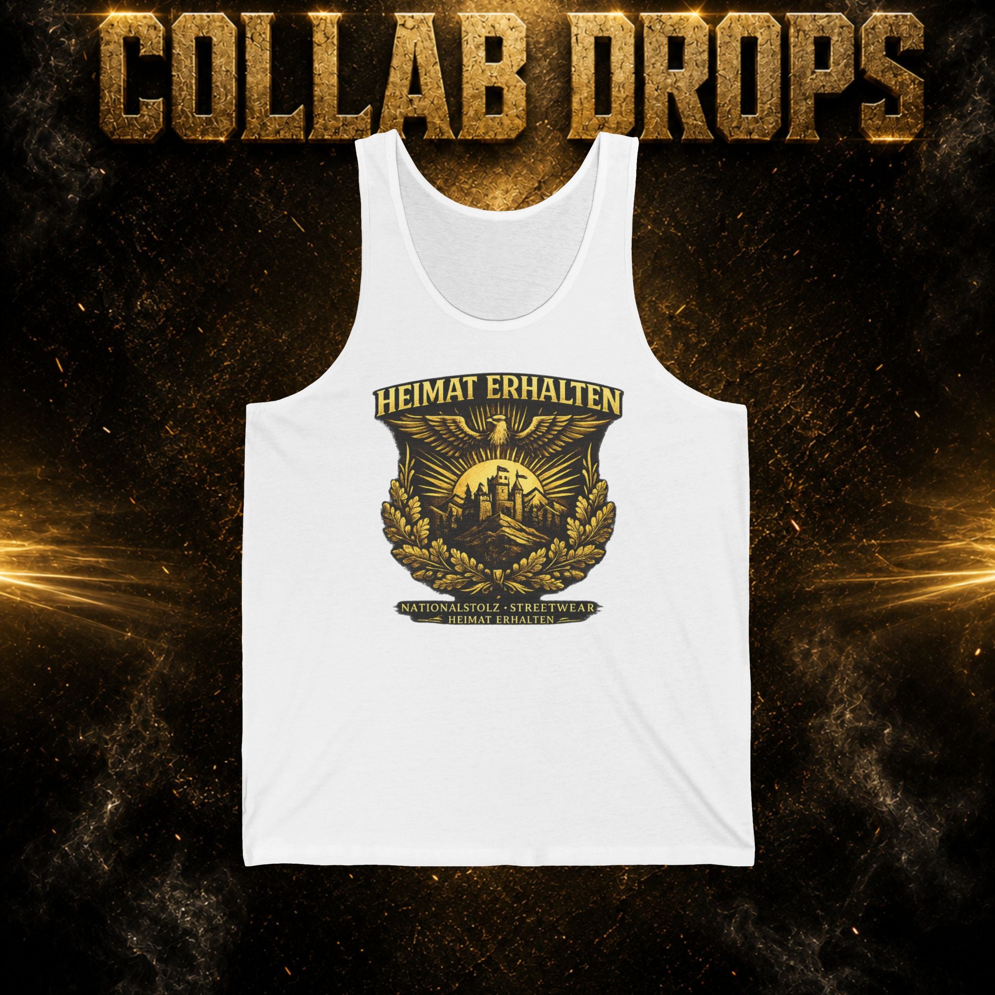 NATIONALSTOLZ & HEIMAT ERHALTEN COLLAB Tank Top — ,,Für Unsere Wurzeln"