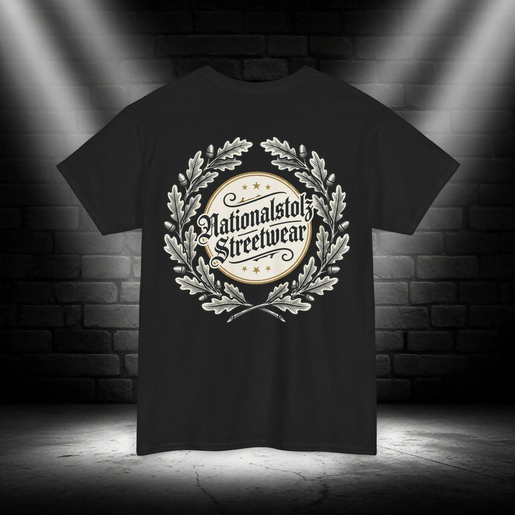 NATIONALSTOLZ T - Shirt - ,,Nationalstolz Streetwear Eichenlaub Logo"