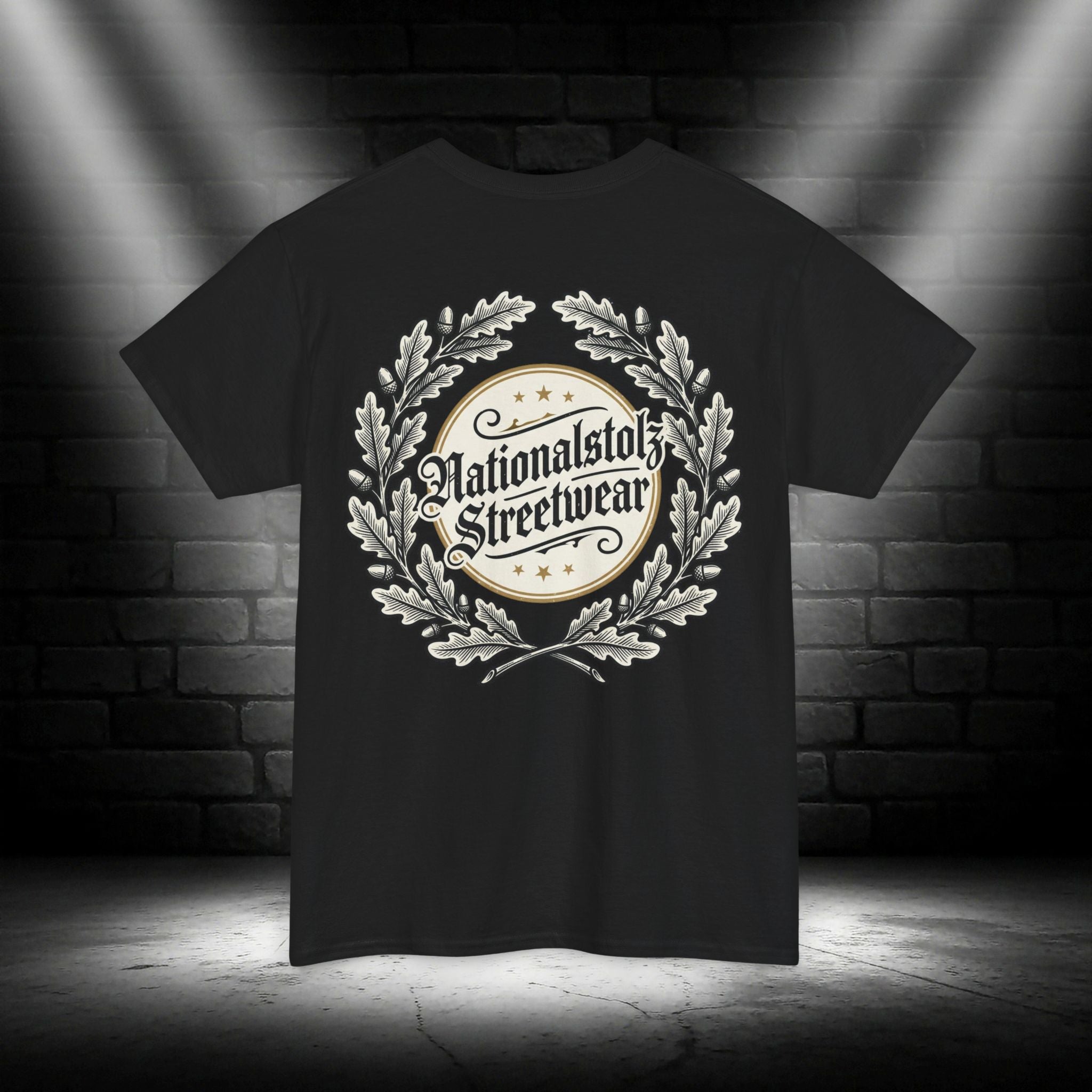 NATIONALSTOLZ T - Shirt - ,,Nationalstolz Streetwear Eichenlaub Logo"