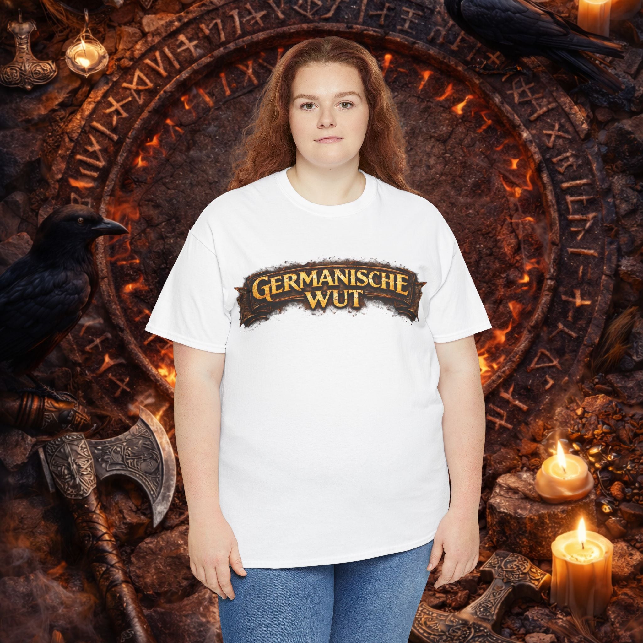 NORDIC PRIDE  T‑Shirt - "Germanische Wut" Warrior