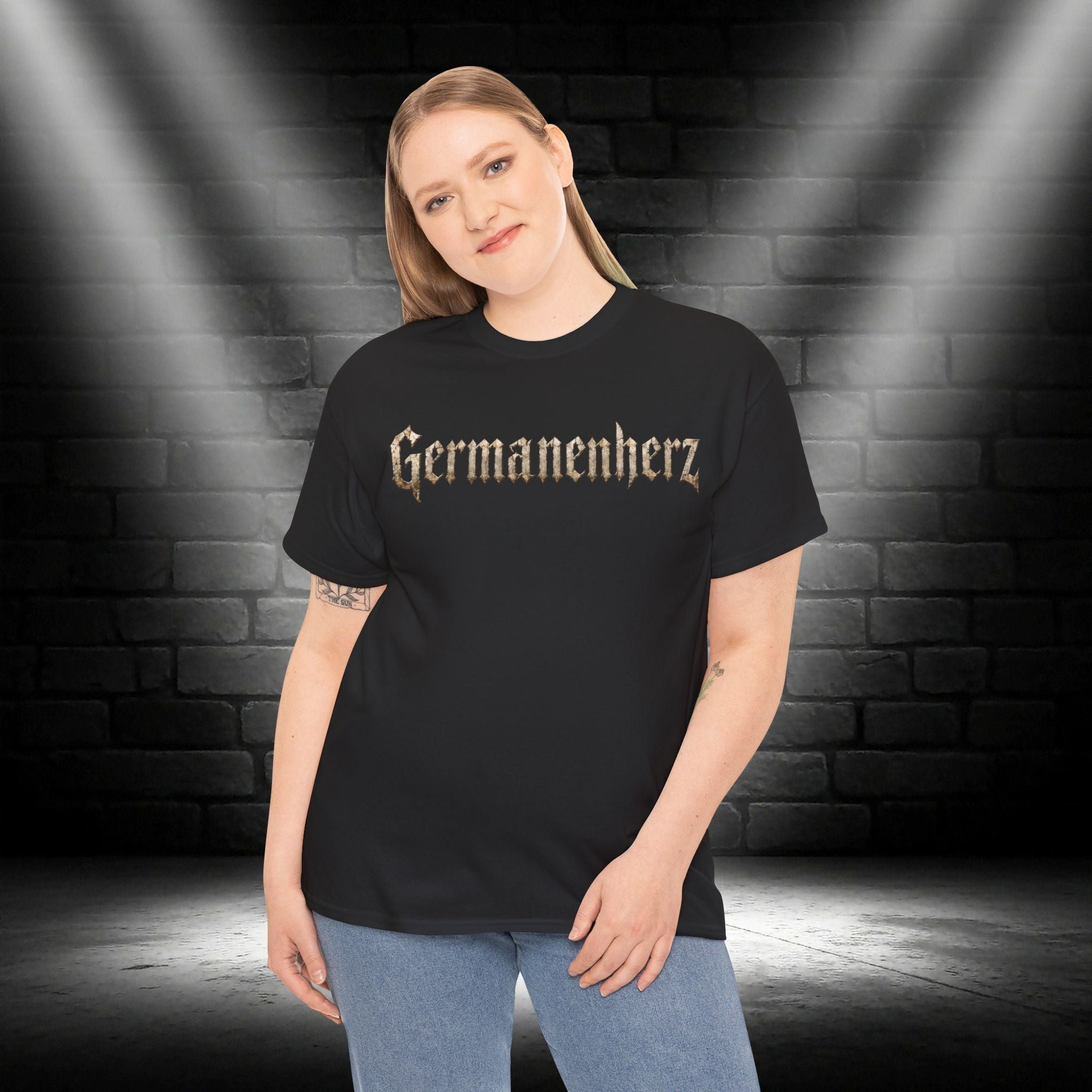 NATIONALSTOLZ  T - Shirt - ,,GERMANENHERZ"