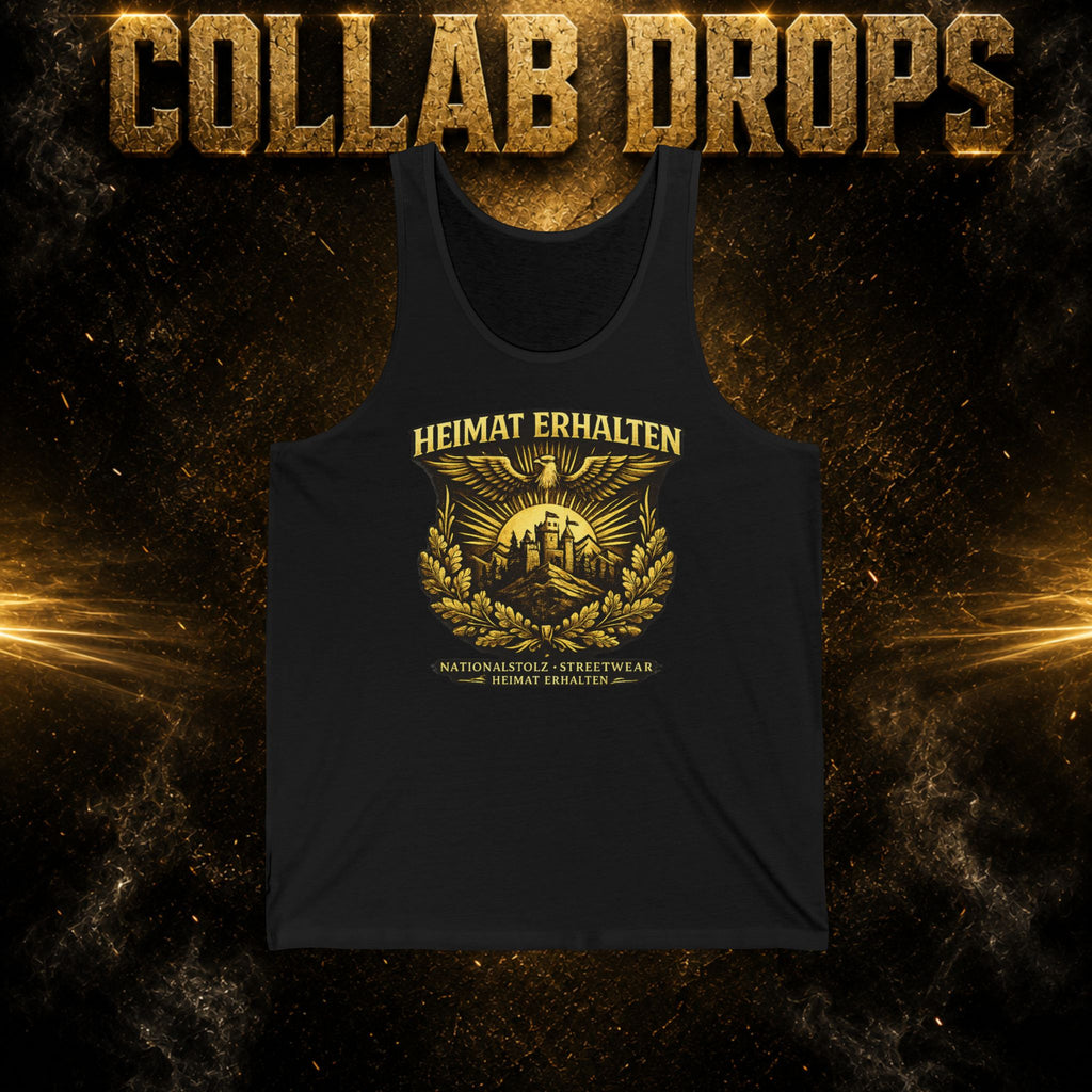 NATIONALSTOLZ & HEIMAT ERHALTEN COLLAB Tank Top — ,,Für Unsere Wurzeln"