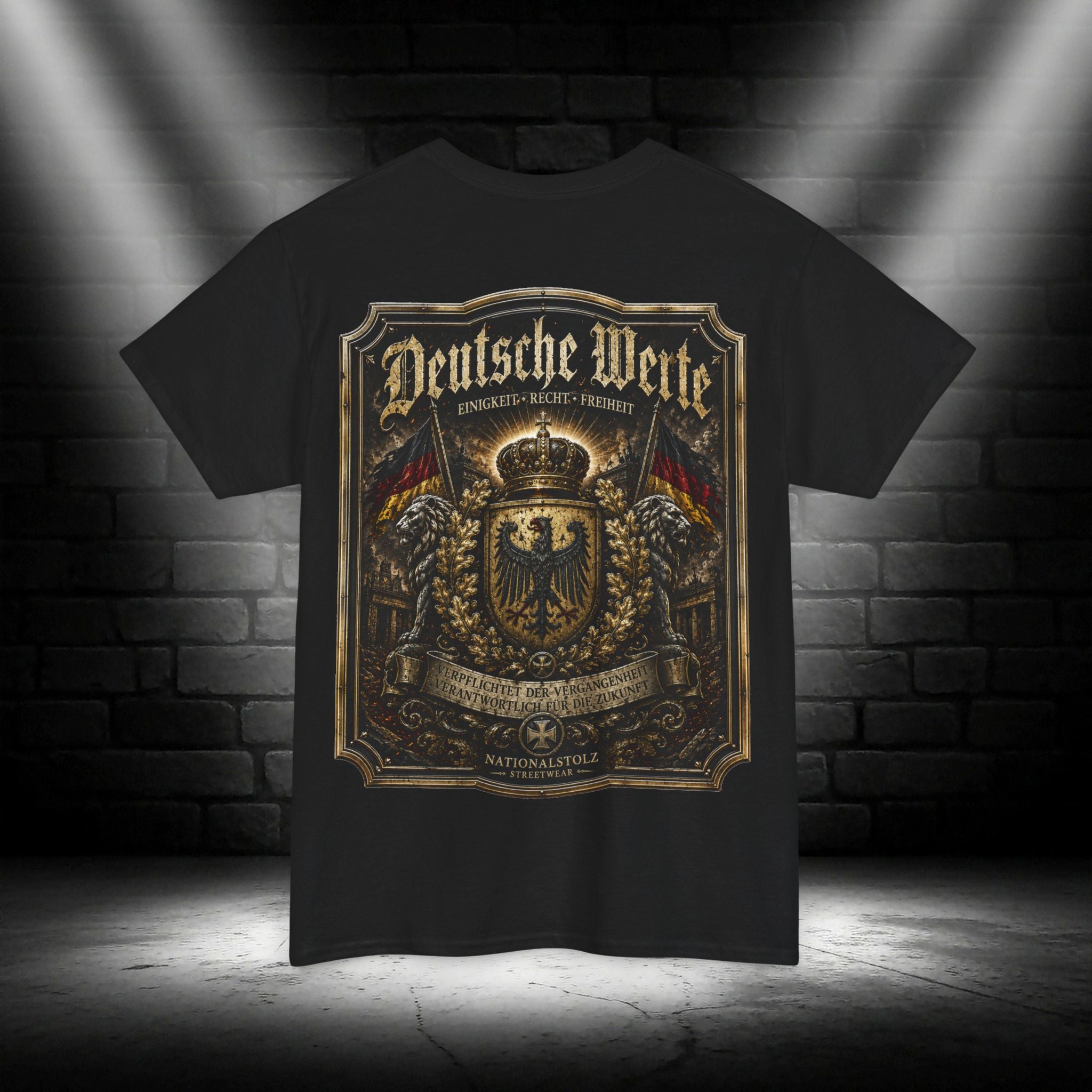 NATIONALSTOLZ T-Shirt ,,Deutsche Werte" Deutschland