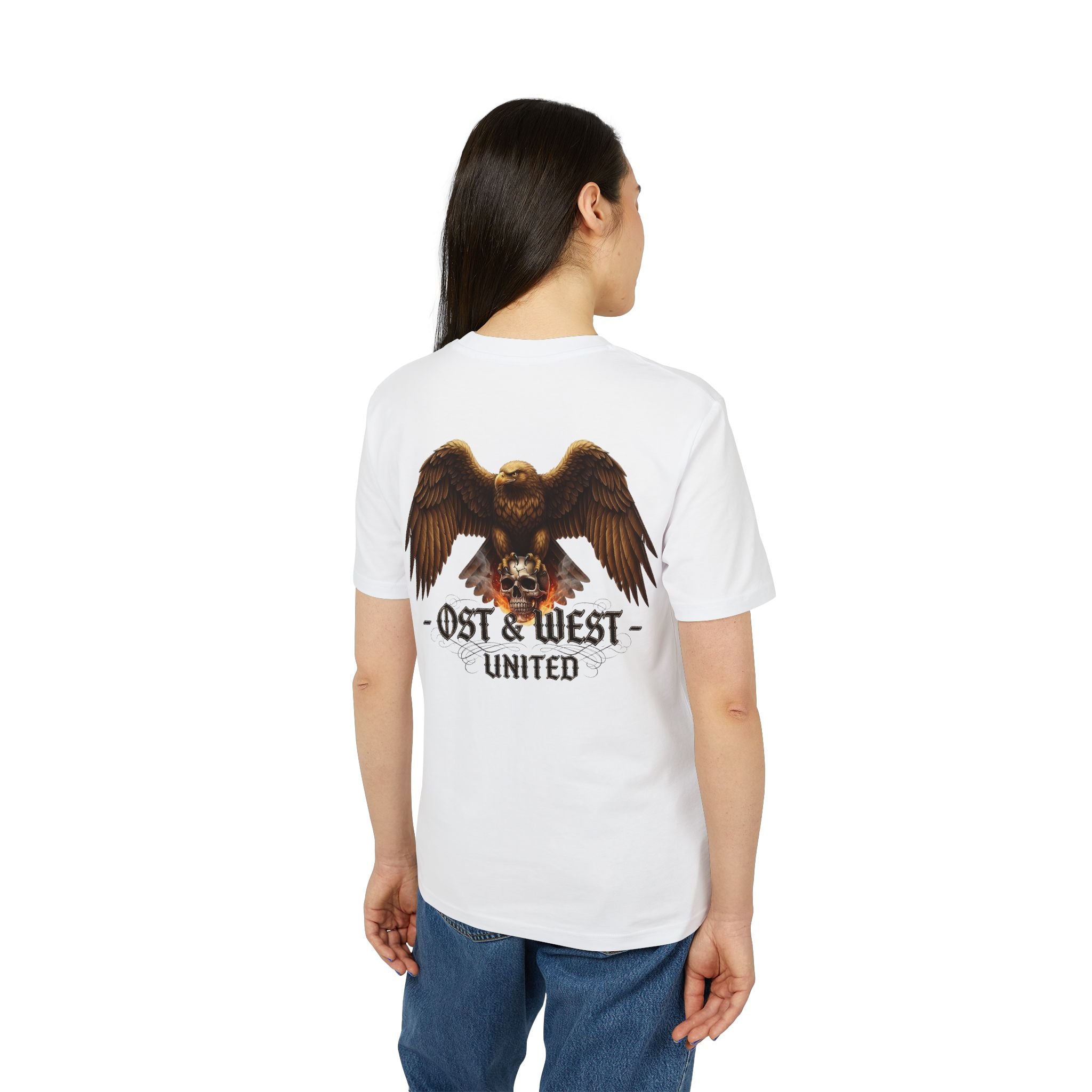 NATIONALSTOLZ - Ost & West Edition - Eagle & Skull 'Ost & West United' UnisexT-Shirt