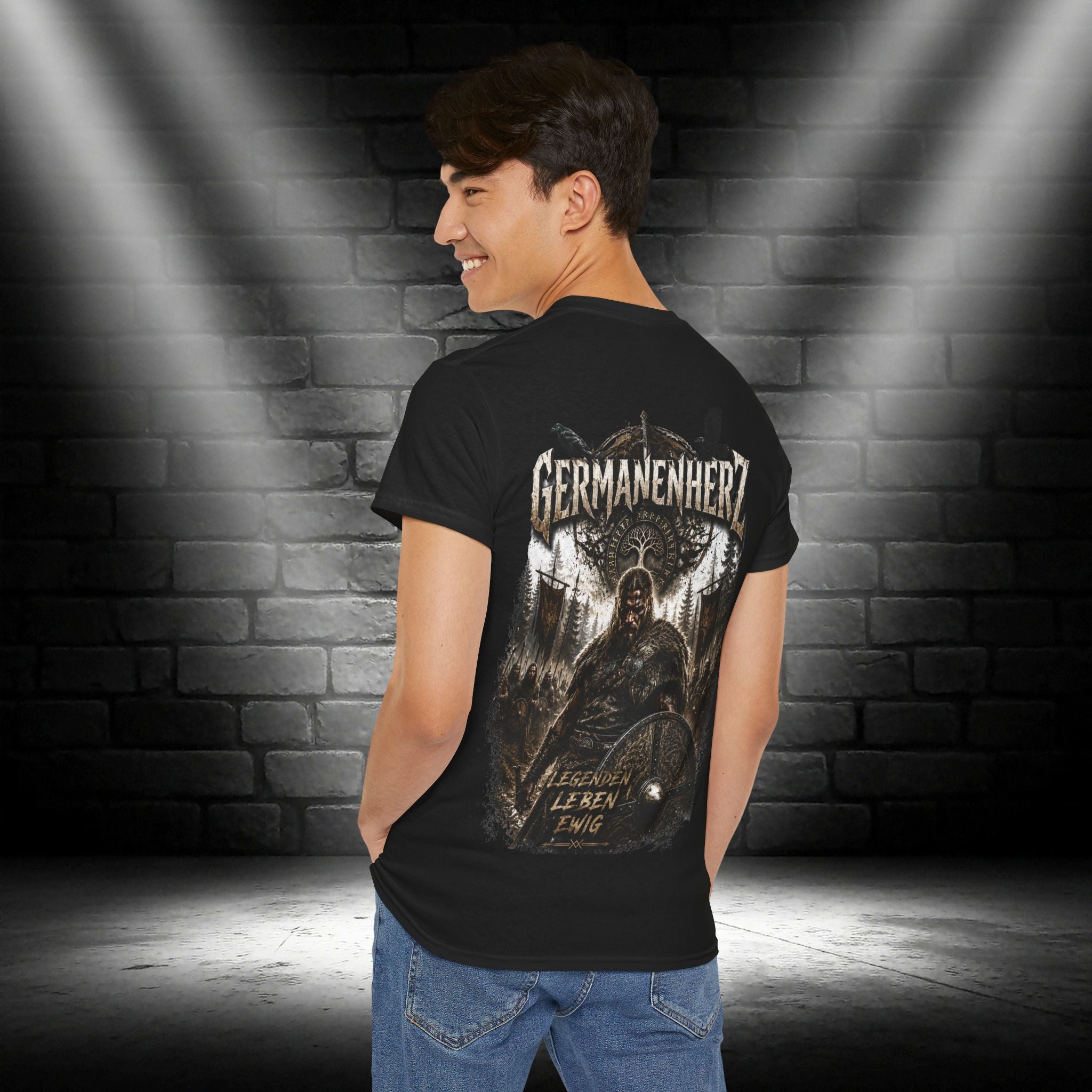 NATIONALSTOLZ  T - Shirt - ,,GERMANENHERZ"