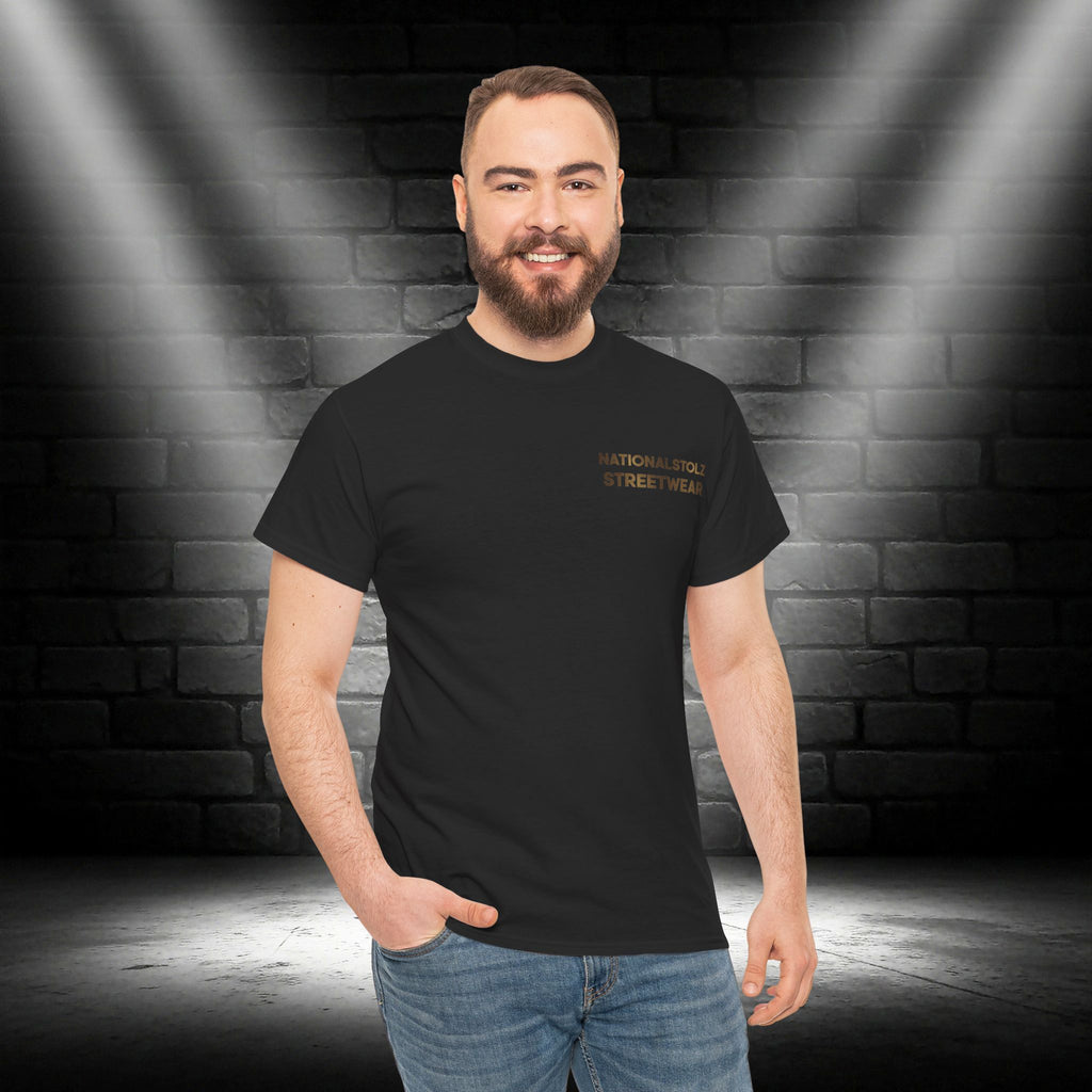 NATIONALSTOLZ T - Shirt - ,,Niemals kniend leben"