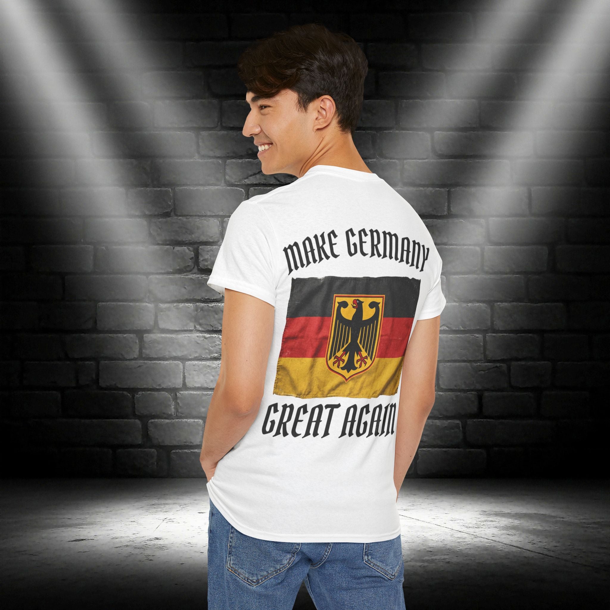 NATIONALSTOLZ T- Shirt Deutschland Flagge ,Make Germany Great Again"