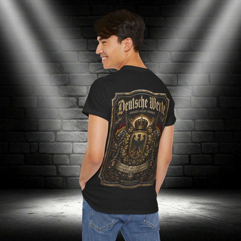 NATIONALSTOLZ T-Shirt ,,Deutsche Werte" Deutschland