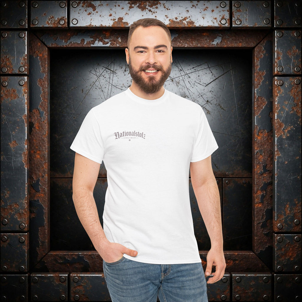 NATIONALSTOLZ T-Shirt — "Wer Wind Sät, Wird Sturm Ernten" Patriot
