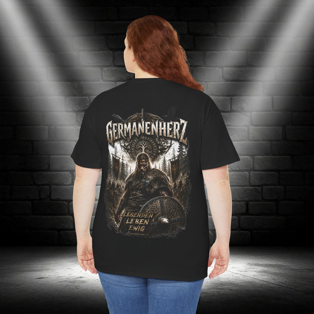 NATIONALSTOLZ  T - Shirt - ,,GERMANENHERZ"