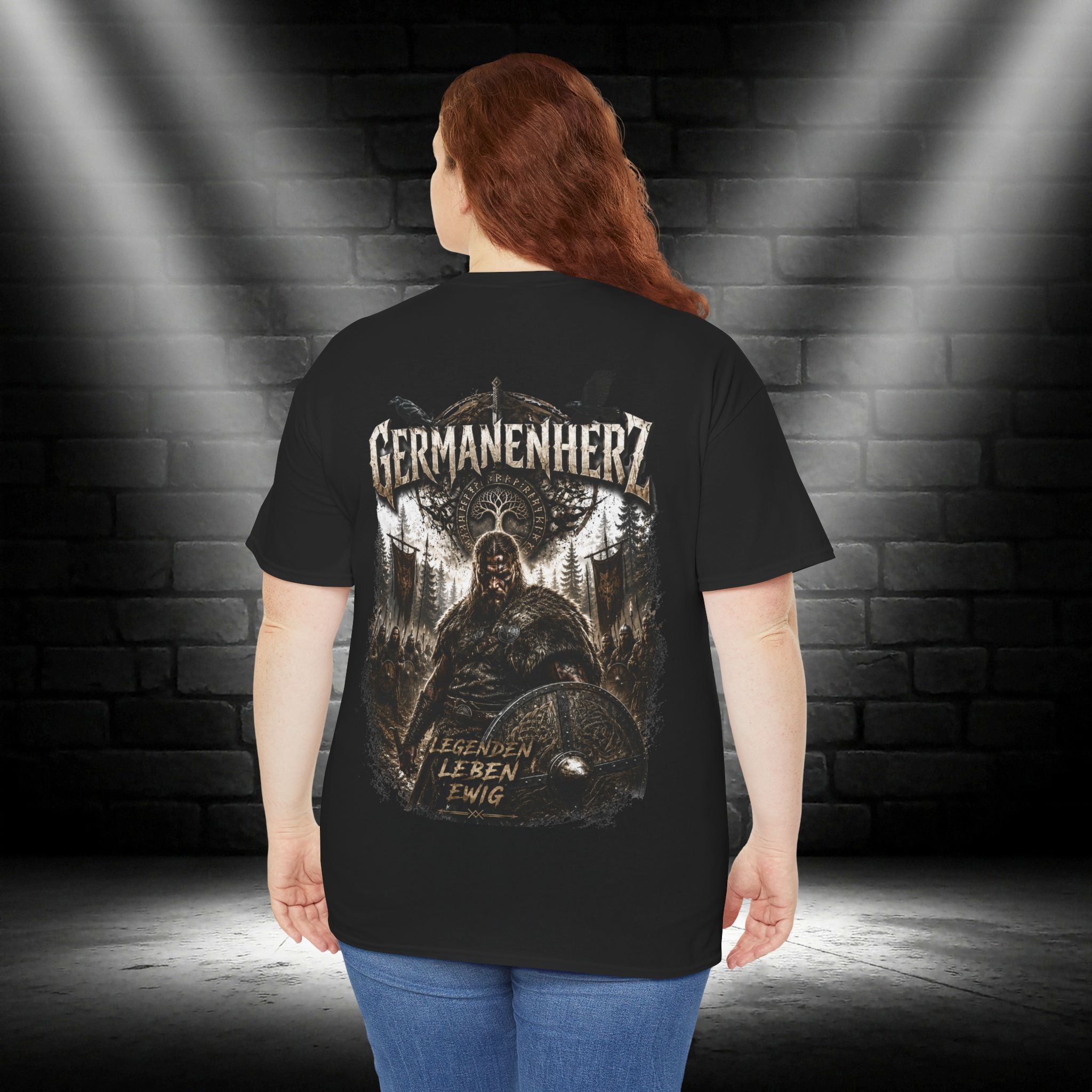 NATIONALSTOLZ  T - Shirt - ,,GERMANENHERZ"
