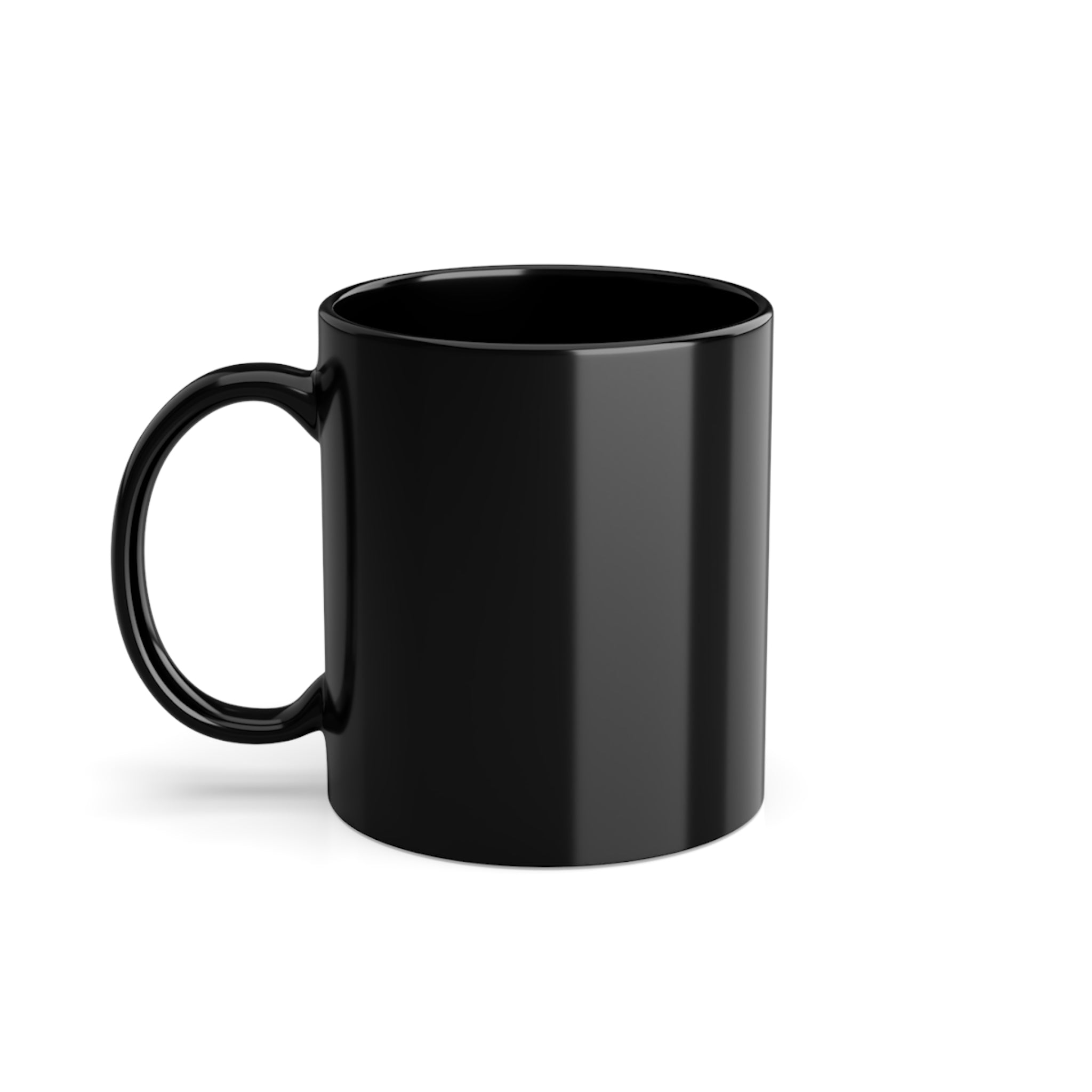 NATIONALSTOLZ Kaffee Tasse Black - ,,Heimatliebe ist kein Verbrechen"