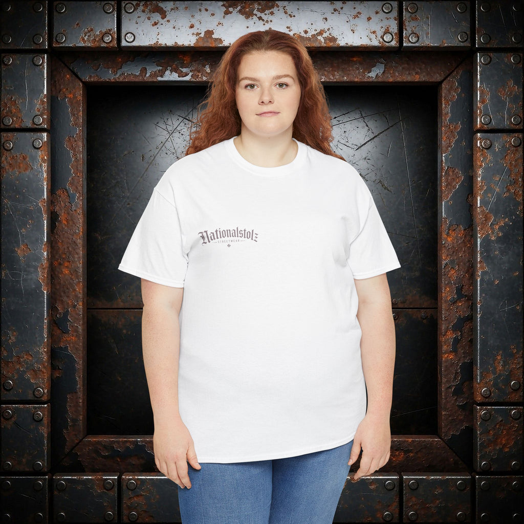 NATIONALSTOLZ T-Shirt — "Wer Wind Sät, Wird Sturm Ernten" Patriot