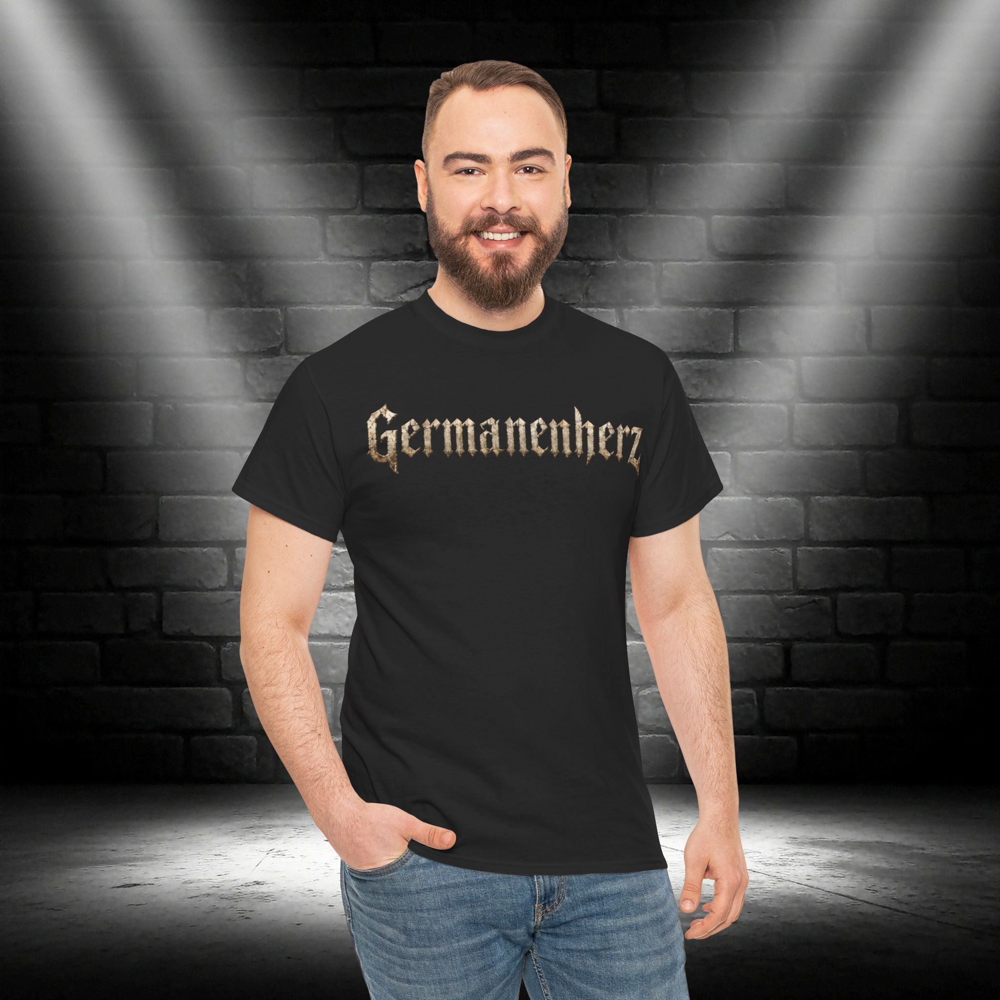 NATIONALSTOLZ  T - Shirt - ,,GERMANENHERZ"