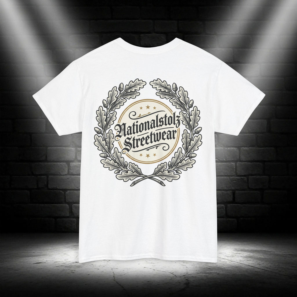 NATIONALSTOLZ T - Shirt - ,,Nationalstolz Streetwear Eichenlaub Logo"