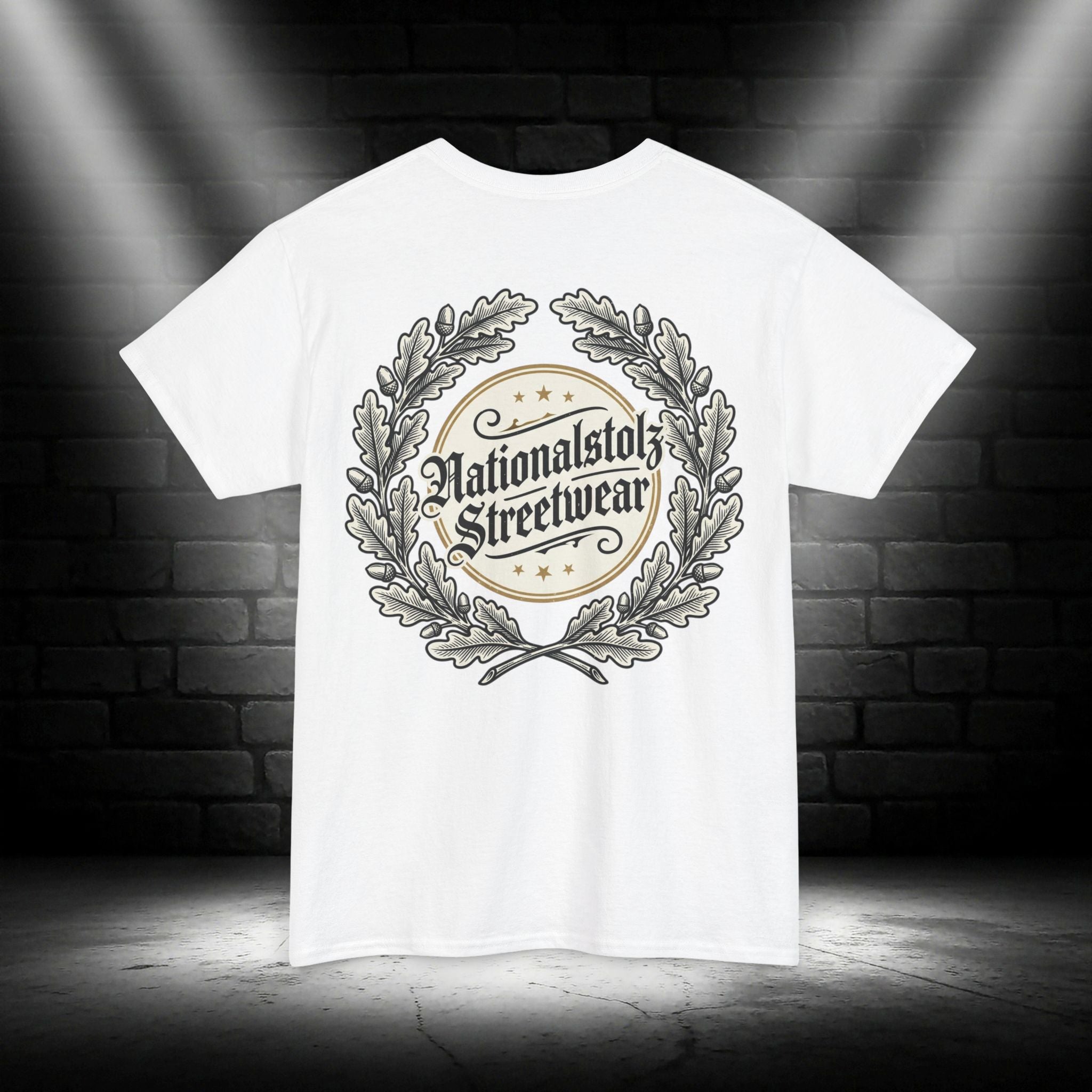 NATIONALSTOLZ T - Shirt - ,,Nationalstolz Streetwear Eichenlaub Logo"