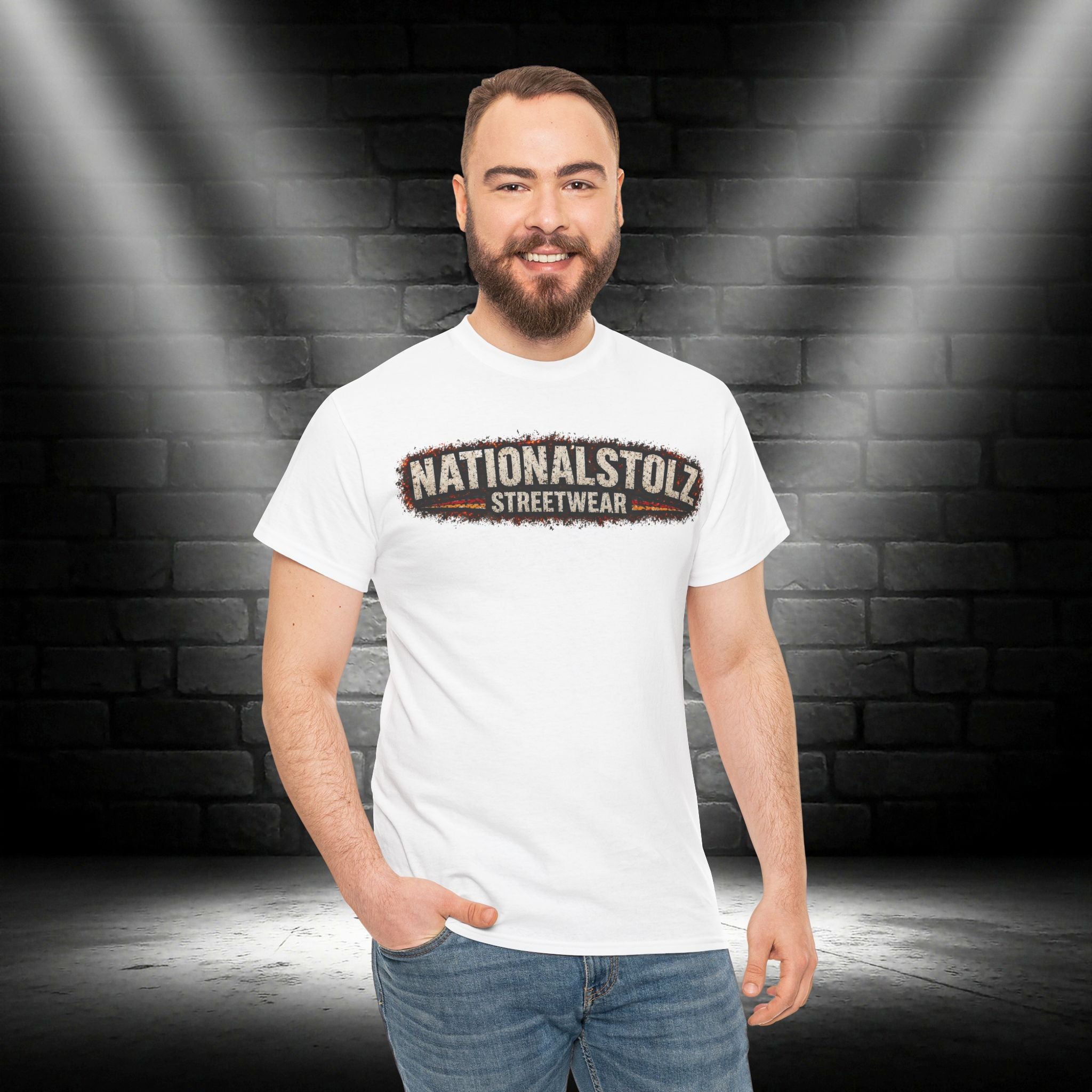 NATIONALSTOLZ T-Shirt — "Mein Herz schlägt Deutsch" Patriotisch Deutschland