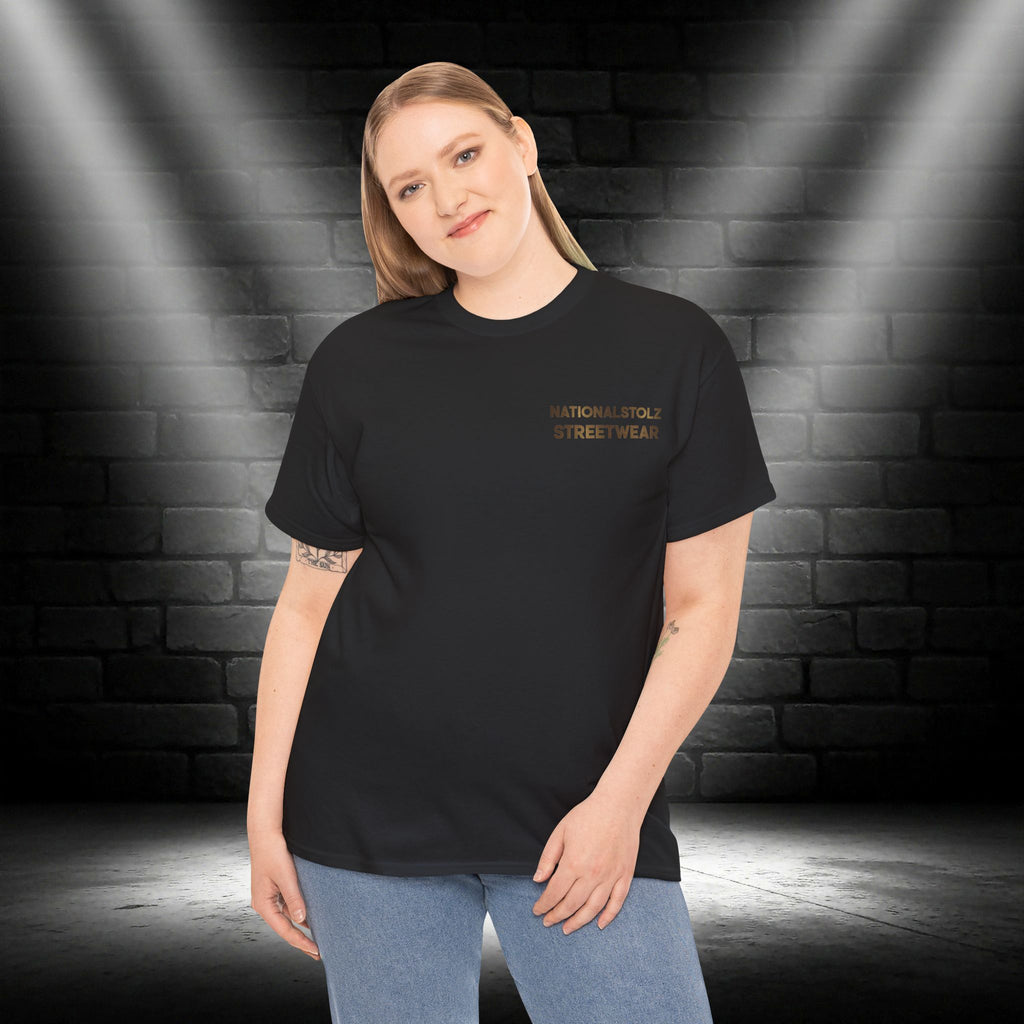 NATIONALSTOLZ T - Shirt - ,,Niemals kniend leben"