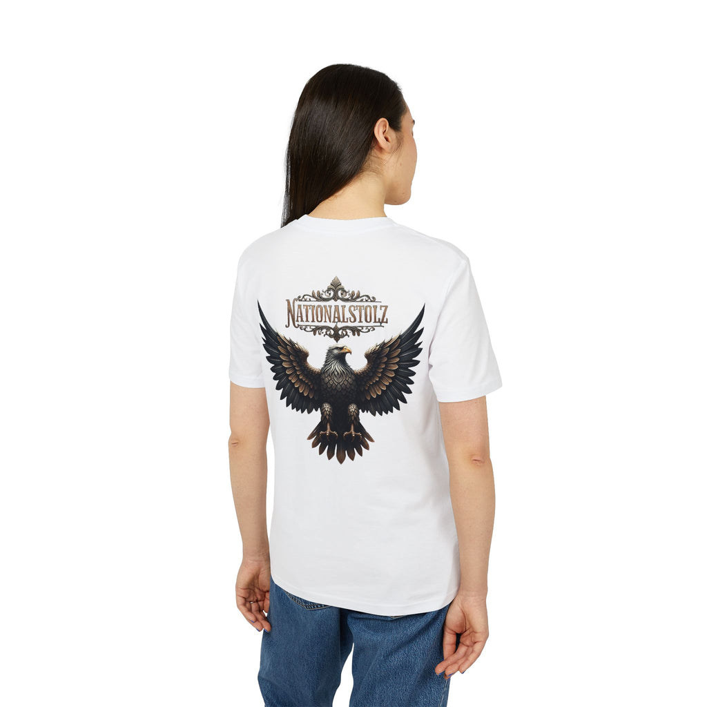 NATIONALSTOLZ ,,Ost - West Edition" — "United Germany"  Eagle Graphic ,Unisex T Shirt
